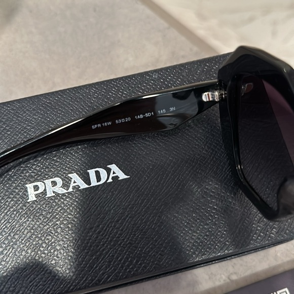 Prada Black Geometric Sunglasses main image 6